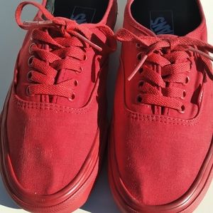 Distressed Vans shoes size 9.5